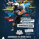 Finale du championnat de foot américain : casque de diamant